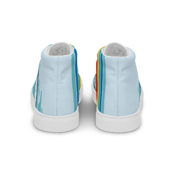 MUDPUPs More Beach Less Worry Converse High Tops | Stylish and Fun Summer Shoes - Picture 7 of 15